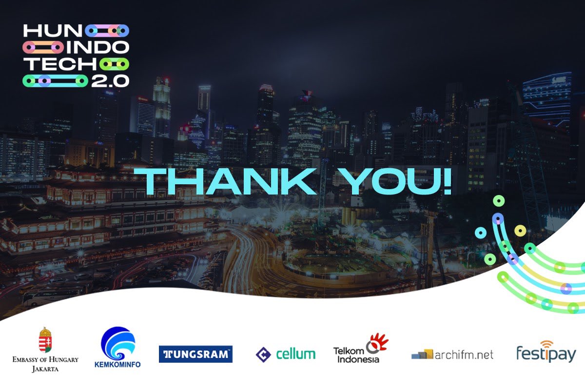 HunindoTech's tweet photo. Terima kasih telah berpartisipasi dalam #HunIndoTech 2.0 forum bisnis dan webinar online selamat 2 hari! Semoga acara ini dapat menjadi platform yg bermanfaat untuk mengeksplor kesempatan berbisnis dan menambah pengetahuan baru. https://t.co/0F7MUPN2Ub