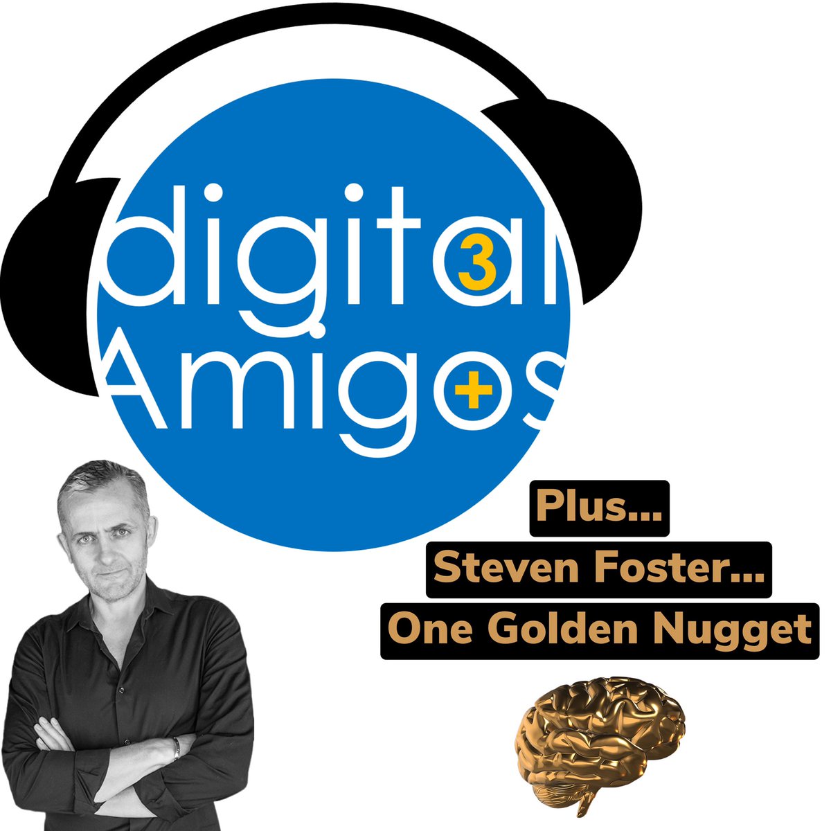CAmblerCIO's tweet photo. @3digitalamigos Plus One Golden Nugget..information overload can sometimes miss the wise pieces of golden nuggets. We speak to found of one golden nugget about his fantastic journey. #podcast #digital @MeMyselfAndAve Listen now on all major podcast channels https://t.co/QvRUWSJJTm