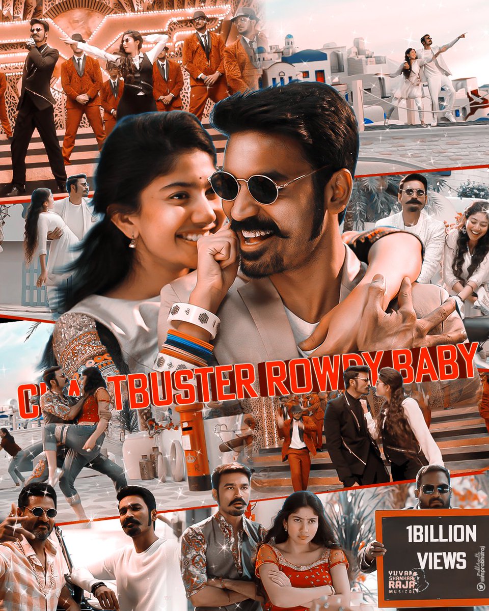 B_RAJA_'s tweet photo. Special Design 👌👍🏿

#RowdyBabyHits1BillionViews #JagameThandhiram https://t.co/0AcDbwPJa1