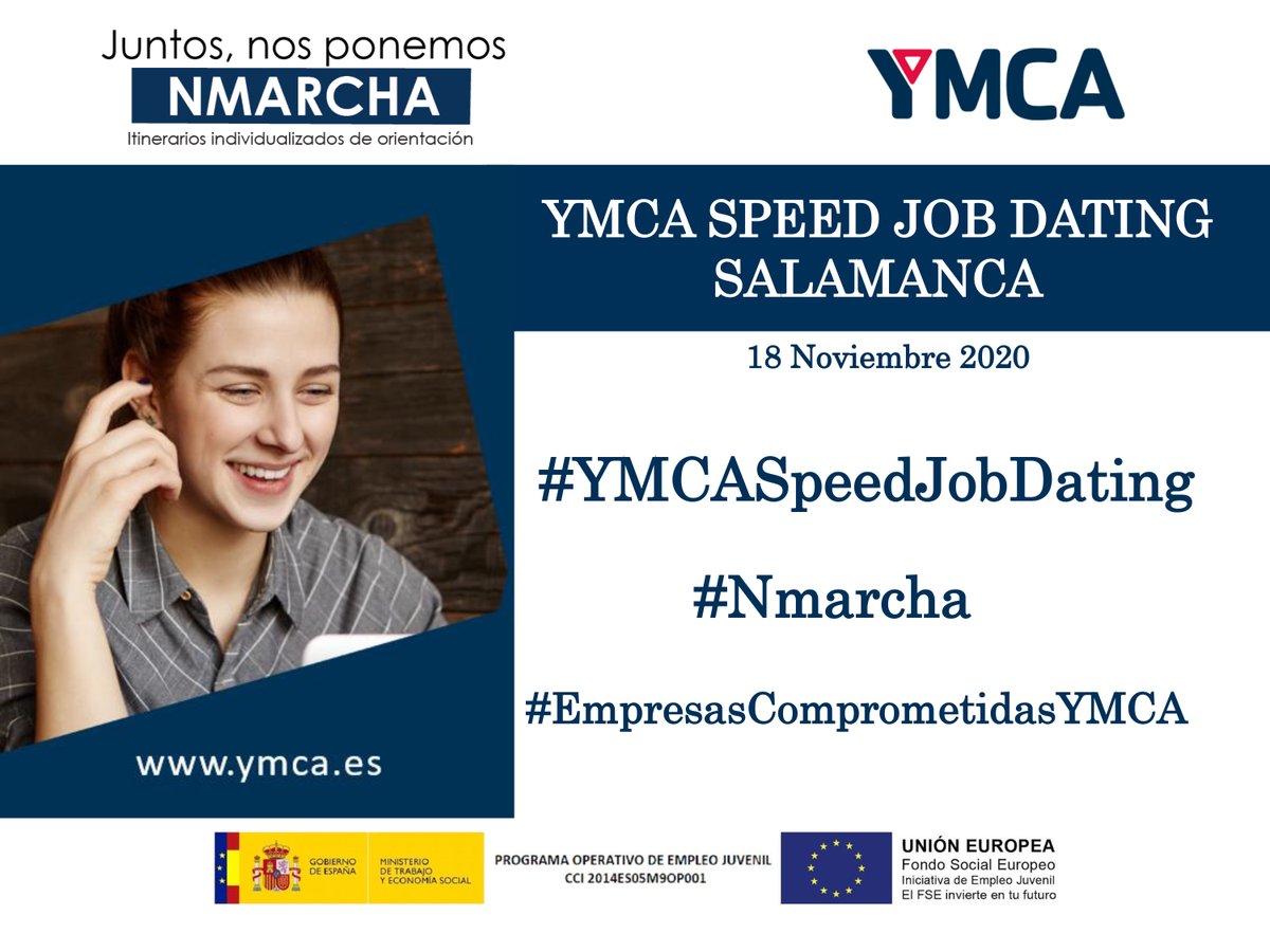 AsprodesSalaman's tweet photo. Hoy hemos participado en un encuentro online de intermediación entre empresas y profesionales que organiza @ymca_esp Encuentros rápidos y sencillos aplicados al entorno laboral
#YMCASpeedJobDating #Nmarcha
#EmpresasComprometidasYMCA https://t.co/sTDeWxDkIp