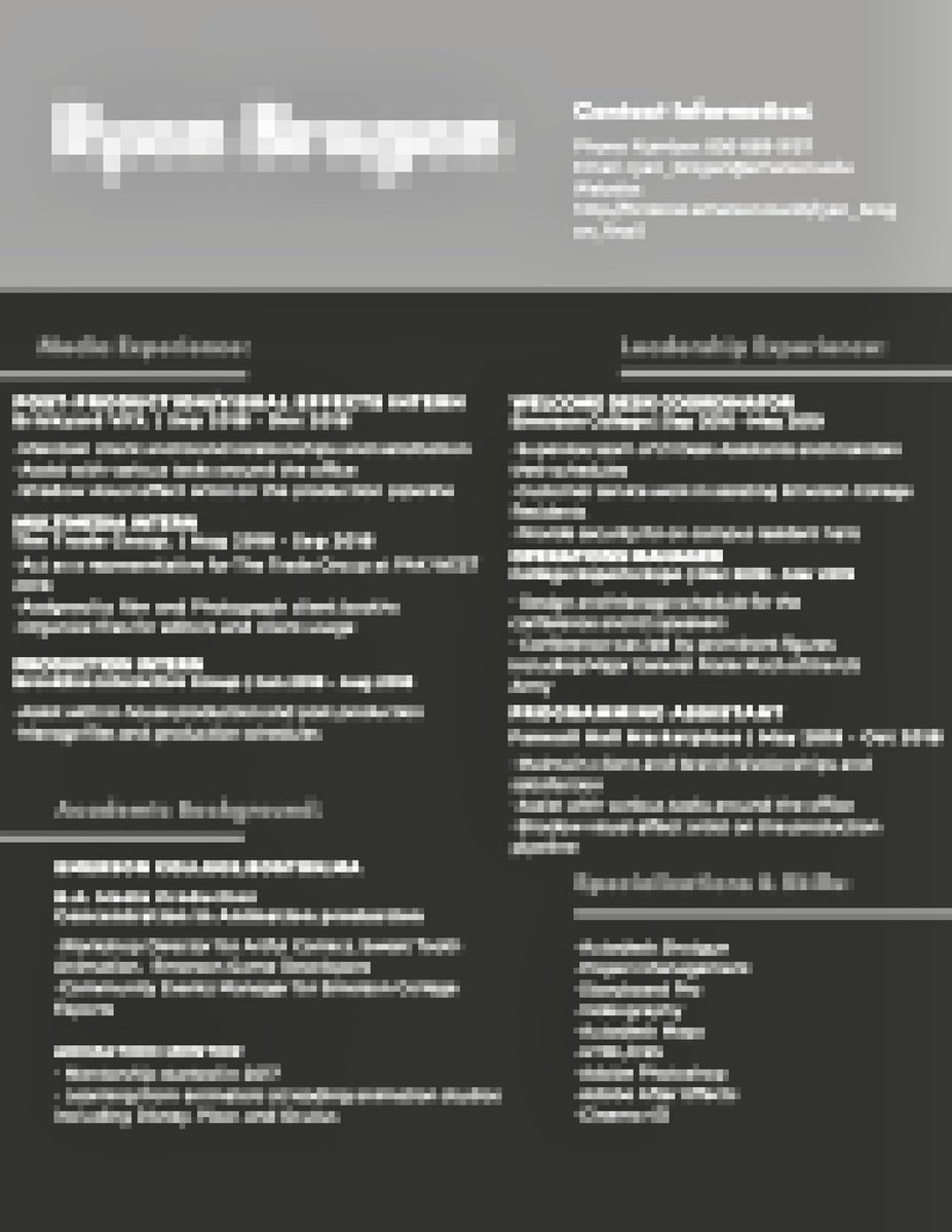 If you’re applying for a creative job, then a designed/colorful resume is fine, but not required. The last thing you want is for the resume DESIGN to distract from the resume CONTENT. If I can’t immediately find what I’m looking for on your resume, that’s not a good thing. /3