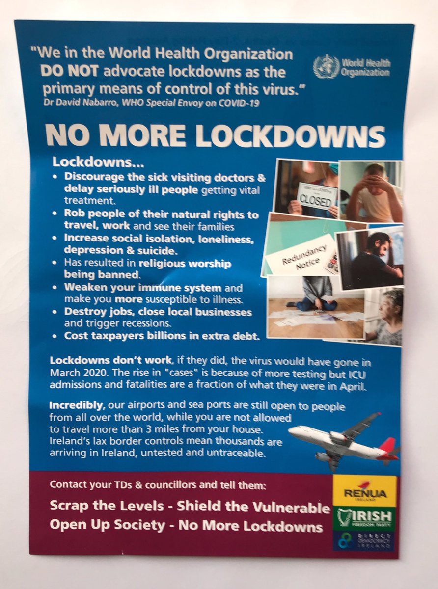 Thread: It’s not every day that Fascism drops a mailer in your post box. Here three of Ireland’s far right extremist groups are sending misinformation. Let’s take a look at their very dodgy & cruel claims.