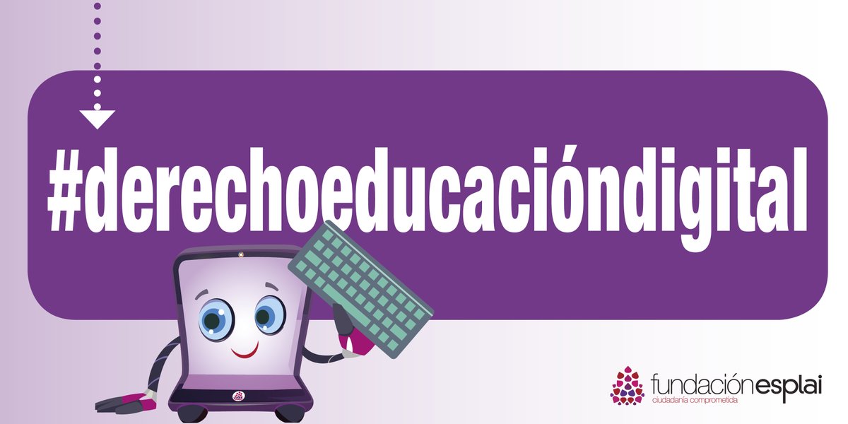 El  viernes celebramos el Día de los Derechos de los Niños y las Niñas. Lanzamos la campaña #derechoeducacióndigital Aquí puedes leer nuestra propuesta: fundacionesplai.org/blog/einclusio… ¿Te apuntas?