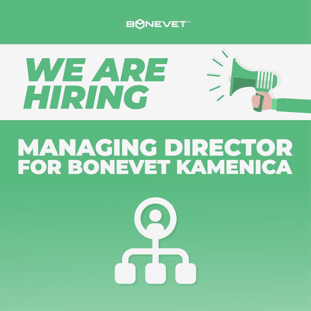 BONEVET is looking for a qualified and passionate candidate to be the Managing Director at BONEVET Kamenica. For more information, click the link bonevet.org/en/dmkamenica/
The application deadline is December 18th, 2020