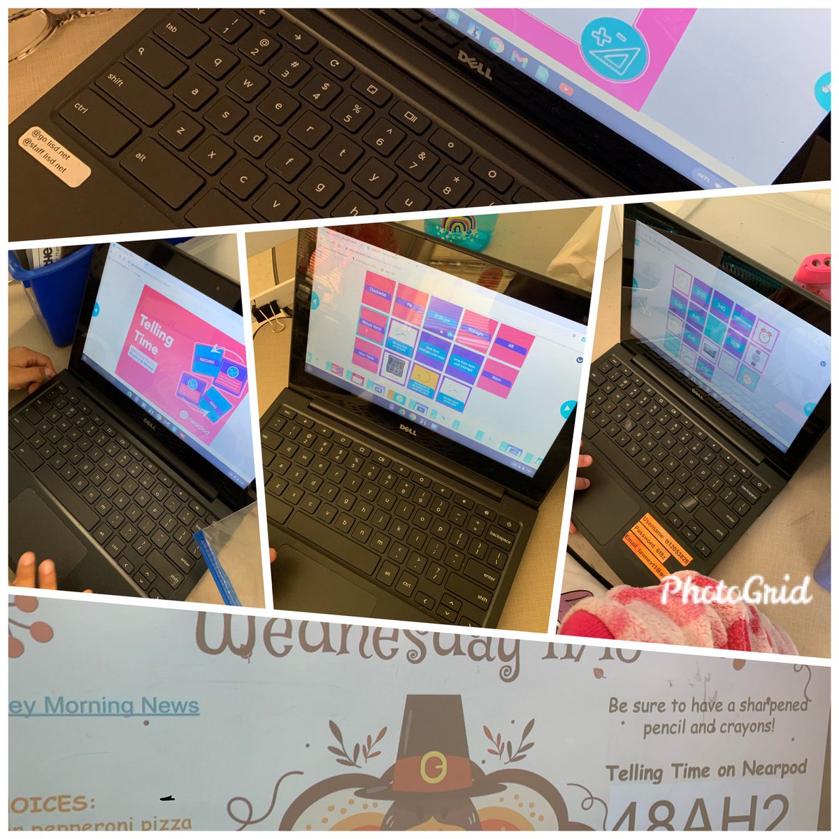 destined2teach7's tweet photo. Starting the day with a little Nearpod review on telling time @Camey_ES @MsBartley_2 #TechnologyTouchdown #TeamCamey https://t.co/EneDNjFvfz