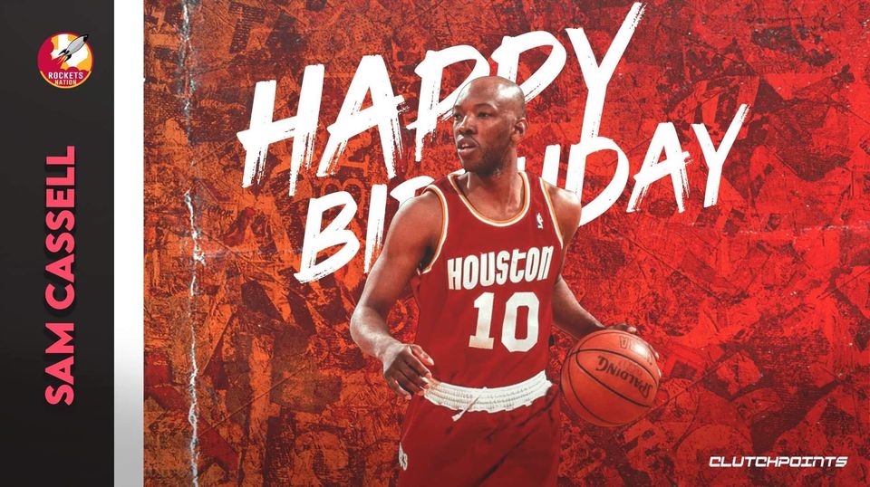 Join Rockets Nation in wishing 3x NBA Champion, Sam Cassell, a happy 51st birthday!  