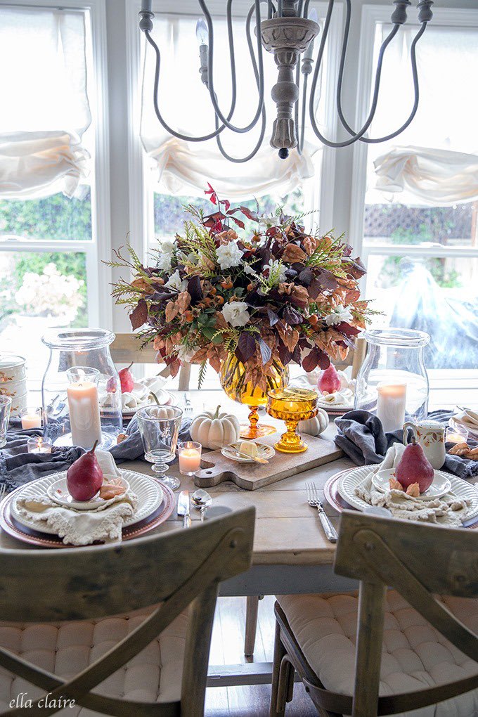 Hoy en el #blog os traigo varias ideas para decorar y montar una mesa en Otoño.

Qué tipo de mantelería, vajilla, estampados, gama cromática...usar para mi estación favorita del año. 🍁🍂🧡

👉 bit.ly/3kPdCM9

#otoño #decoracion #comedores #mesasbonitas #inspiracion