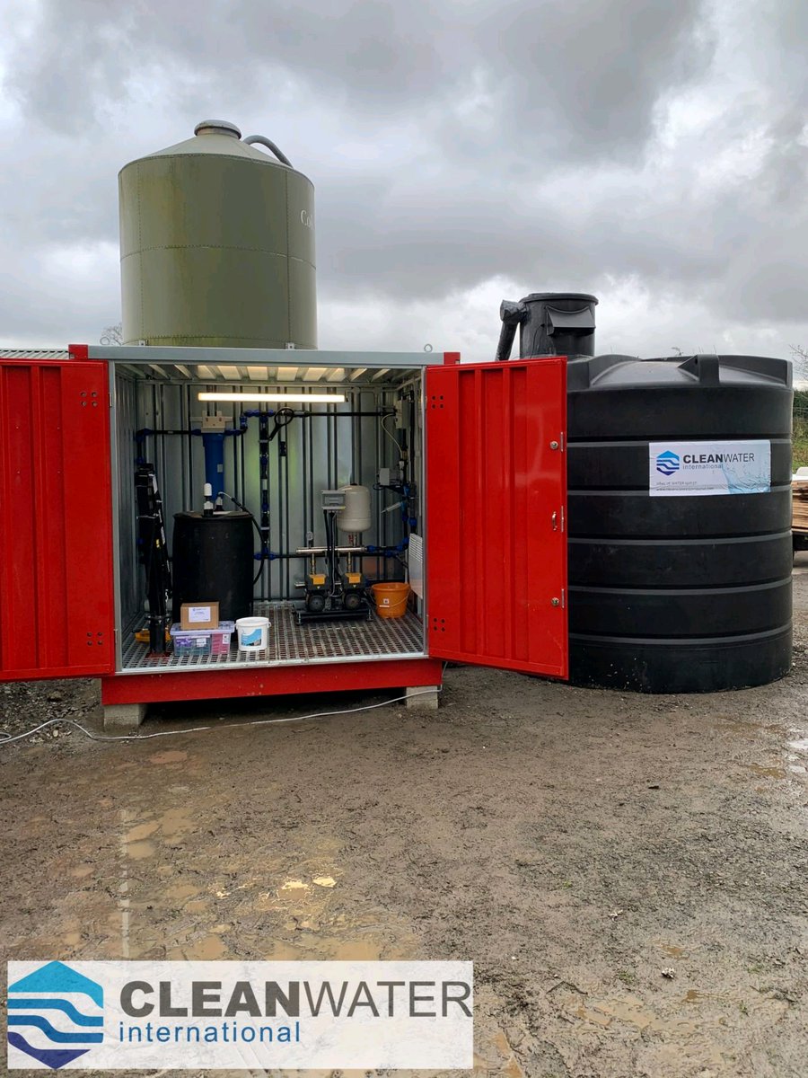 cleanwateruk's tweet image. Another of our "Merlin" dosing systems installed for a major poultry breeding client.

This plug-and-play unit uses @BrenntagGroup #Clorious2 to sterilise drinking water, and comprises dosing equipment and boosted water feed, all housed in a bunded container
#poultrydrinkingwater