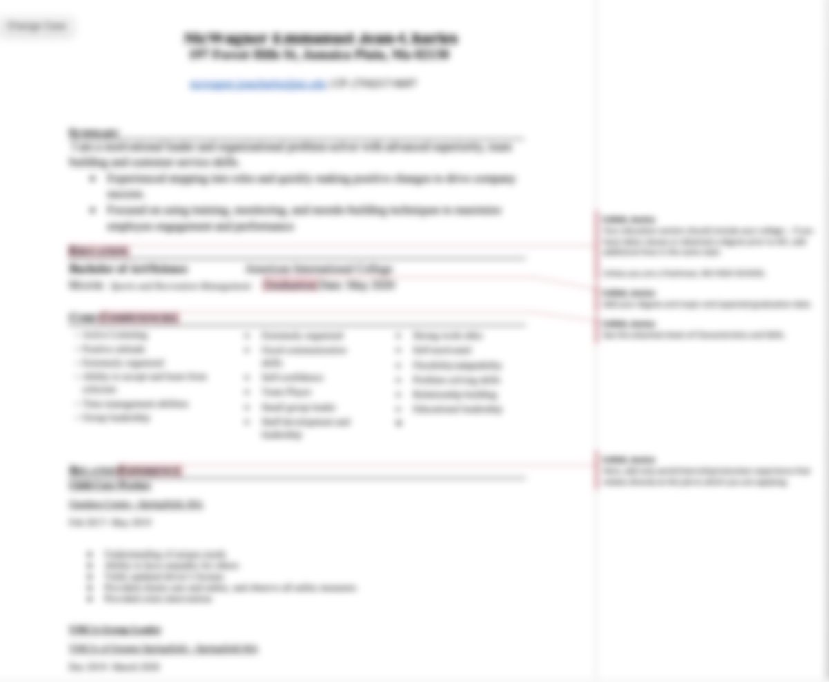 Finally – make my job easier for me. Send your resume and cover letters as PDFs, not Word docs.Make sure they are named with your first name, last name and what they are: “Imry Halevi – Resume.pdf”.Make sure that any old track changes or comments are hidden./22