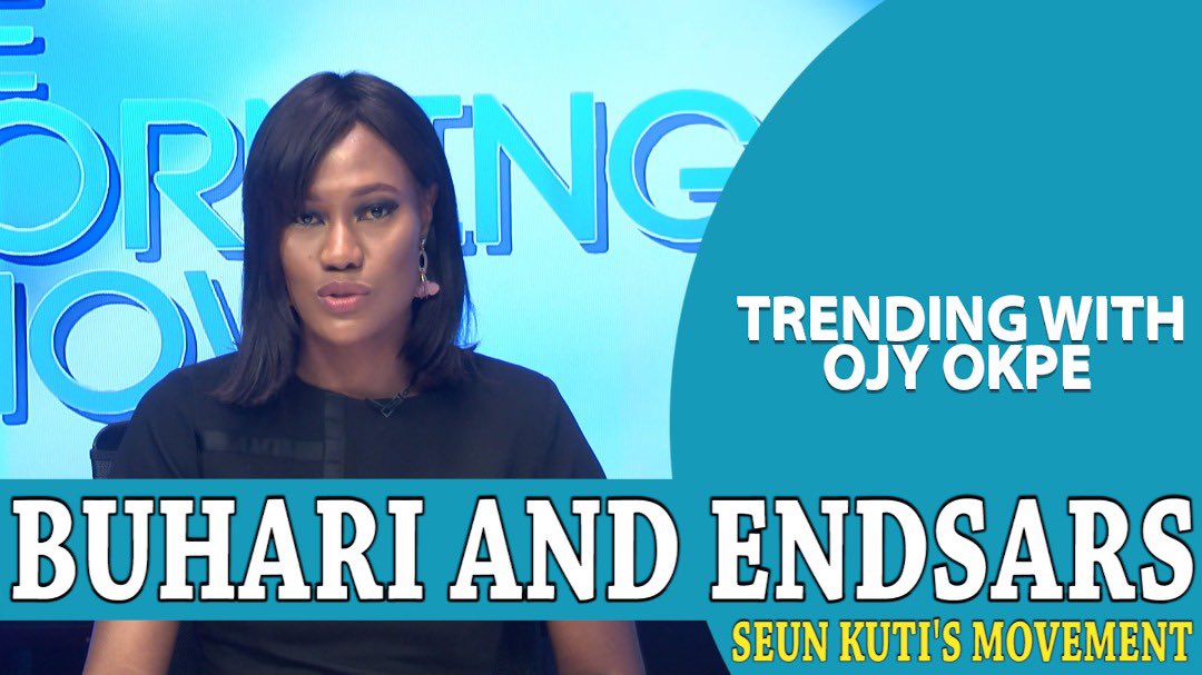 Today on #trending w/ <a href="/OjyOkpe/">OJY OKPE</a>: #EndSARS: Buhari Won't Allow Repeat of Protest + #SeunKuti Revives #Fela's Movement. Watch today’s trending stories here: youtu.be/_xCb4nBSDw8