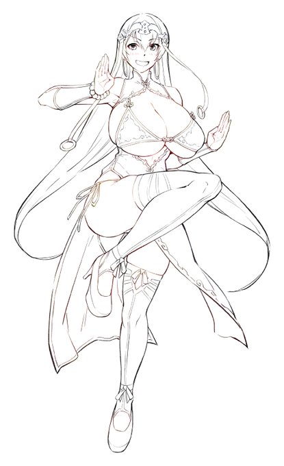 #皆さん線画と塗った後を見せてください 
線画とは…塗りとは…(ドワオ)ってなるときがあるけど寝るとリセットされる 