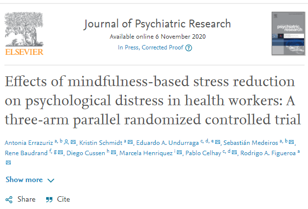 milenio_MLIV's tweet photo. Nueva publicaciΓ³n MLIV!!!
Nuestros @eundurra y @pcelhay (et al) publicaron sobre #Effectsofstress #psychologicaldistress #healthworkers en la revista Journal of Psychiatric Research.
Lee este interesante artΓculo πhttps://t.co/r7gCaUDBwL https://t.co/mdiM9BSGP3