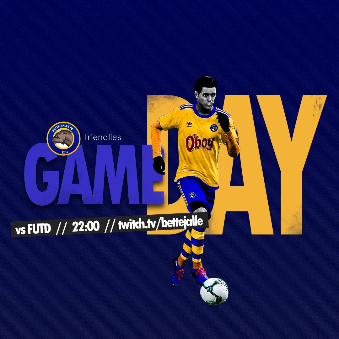 We go again tonight with a friendly game session! 🤝

This time we play another top team in <a href="/WapesLeague/">WAPES League 11vs11</a>, <a href="/FumaUnited/">FUMAUnited</a> is our opponent. Have to play the best if you want to improve! 💪

⌚️22:00 (CET) 
📺twich.tv/bettejalle

#BJFC #BEARS