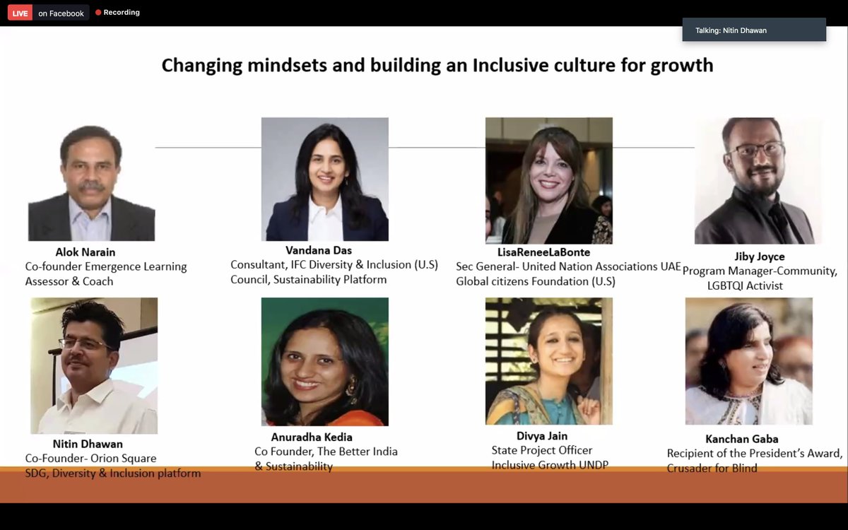 OrionYouth's tweet photo. #YIOS2020 Panel 3: Changing Mindsets &amp; Building An Inclusive Culture For Growth begins with Divya Jain, @LaBonteLisa, @vandana_das, Jiby Joyce, @DrKanchanGaba, @orionitin, and @AnuradhaParekh. Moderated by @aloknarain. https://t.co/R0xvFoR1Cb