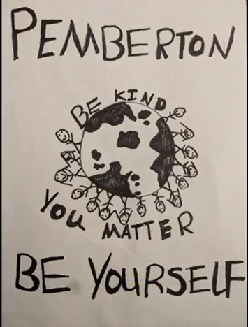 PembertonES's tweet photo. We are so excited to announce our winner of the Pemberton tshirt design! The entire school is getting this kindness tshirt! #PembertonReady #PembertonPenguins #BeKind #YouMatter https://t.co/AjDn3AYKR0