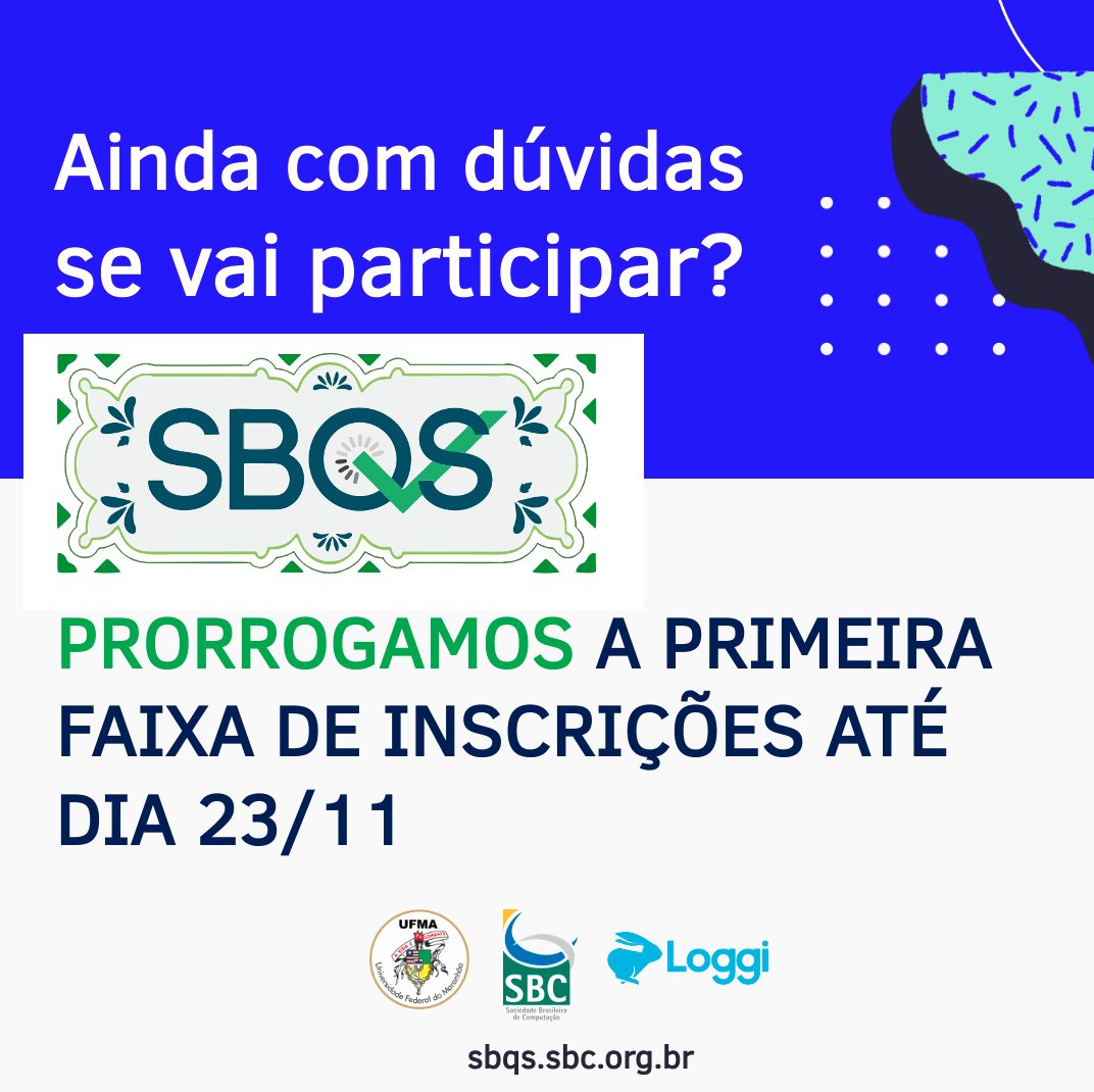 BrasilSbqs's tweet photo. Hey! A programação já está publicada: https://t.co/K2RUrAxiEf É muito conteúdo interessante! E uma oportunidade TOTALMENTE VIRTUAL. Participe e, também, ajude-nos compartilhando.
#SBQS #Loggi #SBQS2020 #SBC https://t.co/tkDPVF0iZB