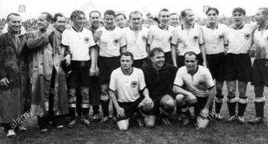 West Germany won against Hungary Final was played on a Wet & rainy day (The screw-in studs helped them win the match) Adi was featured in newspapers with the team = World attention = 450,000 shoes sold that year