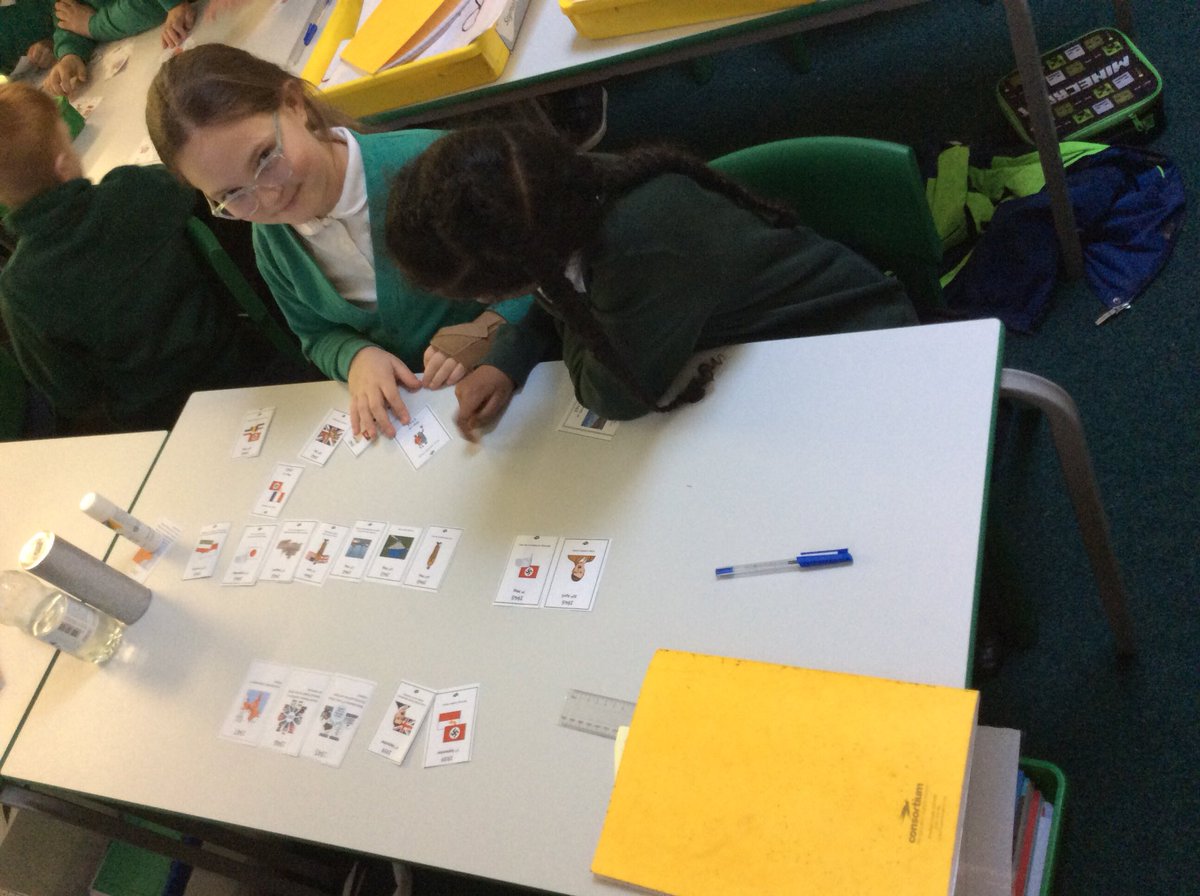 Springwood_Prm's tweet image. #SpringHarlech #Spring_prm sorting the events within the decade of the 1940’s to the 1950’s into chronological order.