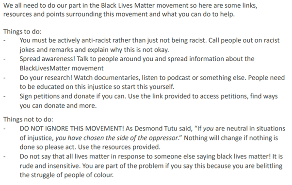 This is from a school newsletter, and none of the assertions or information presented here was challenged or contested elsewhere: