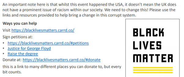 This is from a school newsletter, and none of the assertions or information presented here was challenged or contested elsewhere: