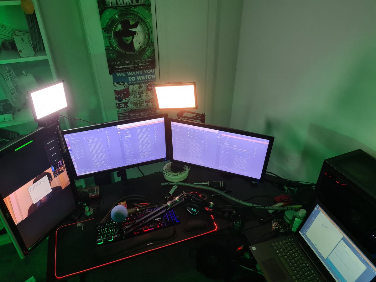 Not long now listeners! Little look at the insane set up for this piece!

For those taking part, I can't wait to welcome you to 'Conversations Behind Closed Doors' with @ZUmasters

#ZuMasters #SociallyDistancedTheatre