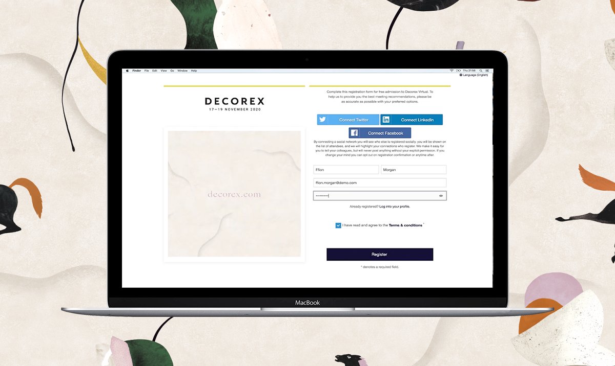 Decorex_Intl's tweet photo. On your Decorex Virtual dashboard you’ll see all of the features available to you including a detailed product directory, video meeting scheduling facilities, a riveting talks programme and The Great Escapes. 

Come and explore: https://t.co/pVijFkI26k

#DecorexVirtual https://t.co/t0K6tBYcop