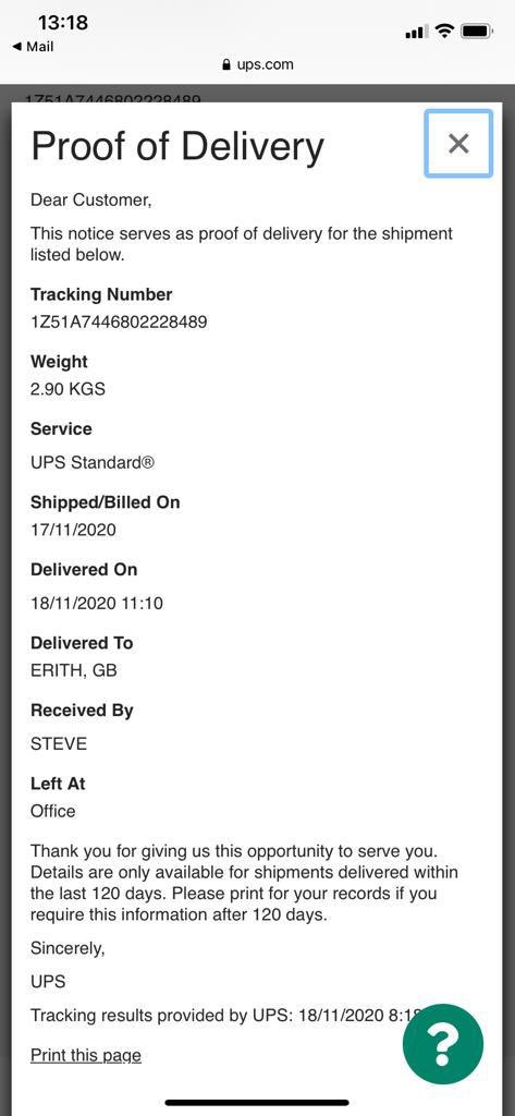 Abigail_Ingram's tweet image. Sent two tweets about @UPSHelp and I’ve been silenced #whoissteve #whereismyparcel