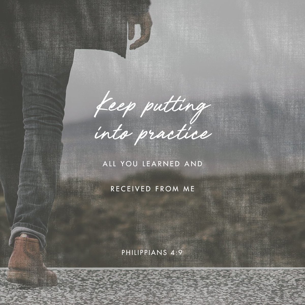 theGDYM's tweet photo. "The things which you learned and received and heard and saw in me, these do, and the God of peace will be with you." Philippians 4:9 #WordWednesday #GDYM20 https://t.co/aY9oJbSldf