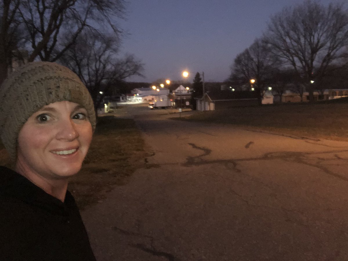 Firth... this sleepy little town has been my running-buddy for a couple decades! I’ve always loved the way the downtown twinkles in the early morning hours! Ready for #extfall2020 <a href="/NebExtMK/">Nebraska Extension Marathon Kids</a> #werunextension