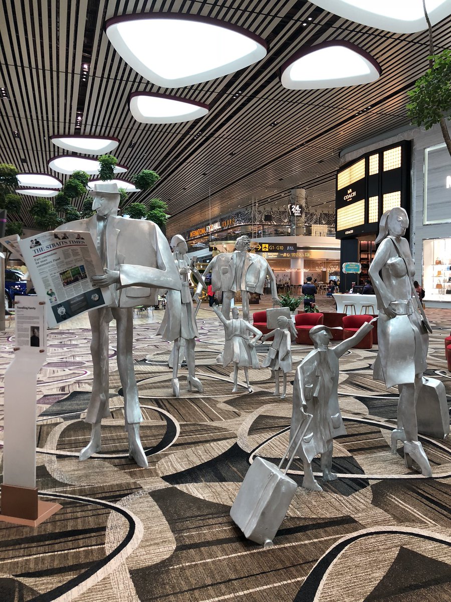 Some stunning installations at the Terminal 4. This airport could be an art museum and one can easily spend a day admiring and photographing such stuff  #photography  #ChangiAirport  #Singapore  #Apple  #ThePhotoHour  #Travel  @ChangiAirport (4)