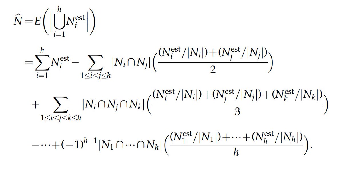 Here, we revisited Strona's estimates, adding two new features. First, we tried to correct for "cryptic species" that are hiding in those estimates, and unlikely to be noticed without molecular data. Second, we figured out the math to add parasite diversity across host groups: