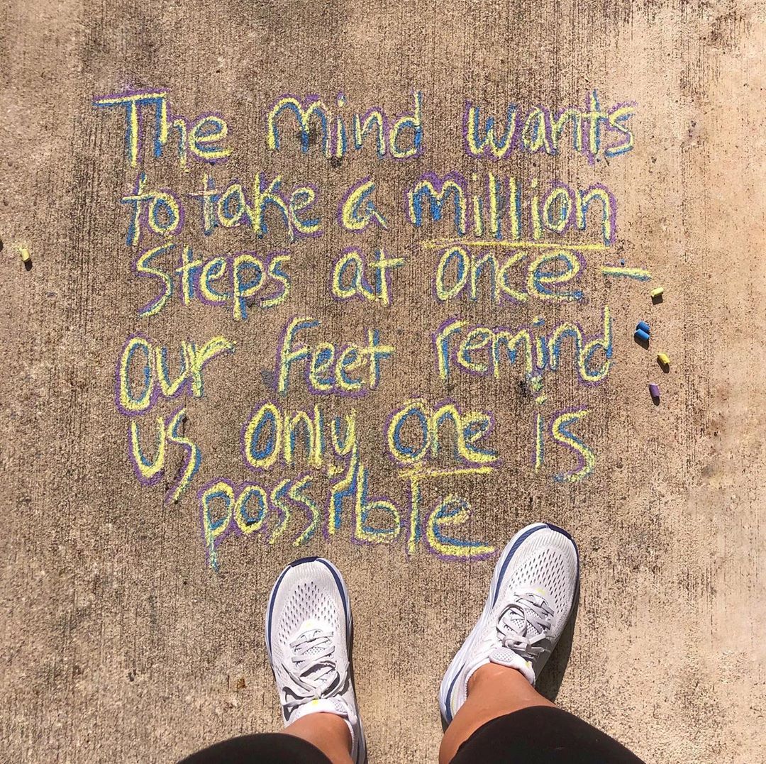 davidji_com's tweet photo. We often feel anxious when we project ourselves too far into the future and imagine the worst possible scenario occurring.… but in the end, we have no control over how any situation actually unfolds. We can only take one step at a time. Namaste. -davidji 

rp @sophia.joan.short https://t.co/WhBHhizCGX
