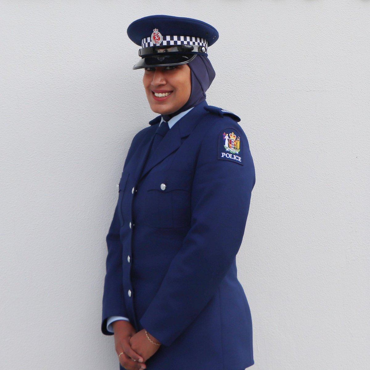 ajplus's tweet image. New Zealand police added a hijab to its uniform.

Zeena Ali is the first officer to wear it, and helped design it. She says she began training as a constable in the wake of the Christchurch mosque attacks.