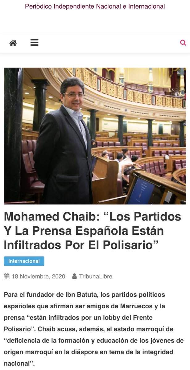 JalilWs's tweet photo. Después del descaro de las mezquitas marroquíes 🇲🇦 como centros de espionaje en España, ahora aparece este marroquí( ex congresista socialista) para acusar a los medios españoles y partidos pol��ticos de estar infiltrados.
Marruecos moviliza todas sus célula dormidas https://t.co/eQT6uudwJD