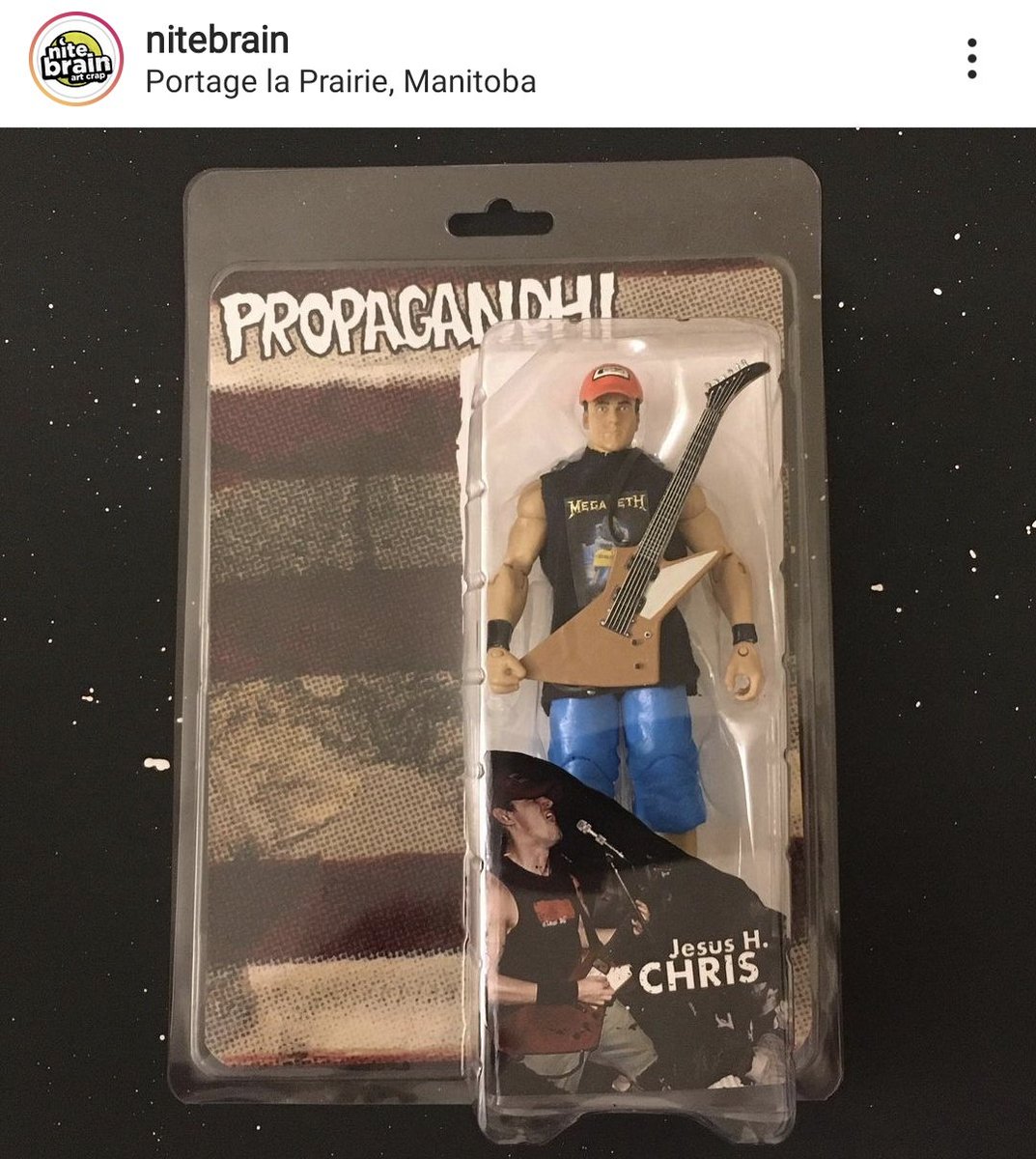 anthonya's tweet photo. No @propagandhi collection can be complete without this one-of-a-kind #chrishannah custom action figure.
https://t.co/cwImRpBDiv #punk https://t.co/V3OPFNAfBG
