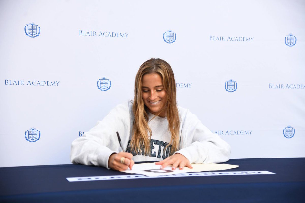 blairbucs's tweet photo. Congratulations to our student-athletes who signed their #nli this past week. The Blair community cannot wait to see what you accomplish at the next level! #goblair #blairbucs https://t.co/YdADk0DtpZ