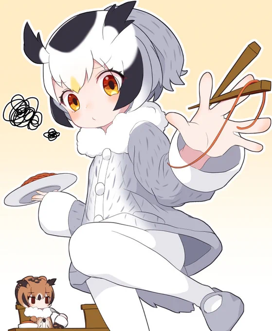 「すぷーんよりはしのほうが、かしこいのです!」
#けものフレンズ #コノハ博士 
