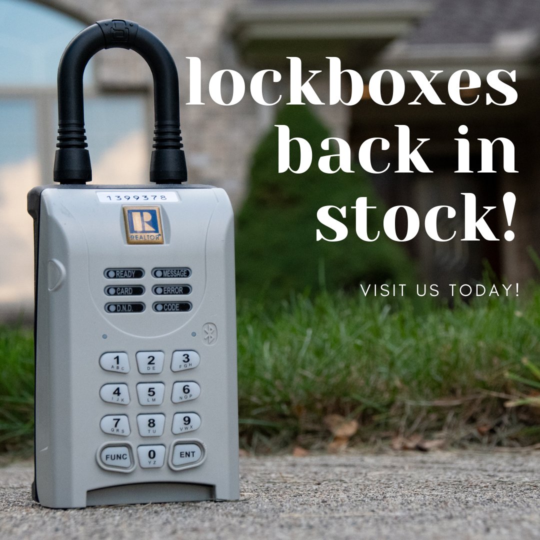 WCAR_TN's tweet photo. Lockboxes are back at WCAR! Visit us today! https://t.co/iMDfMN9EFY