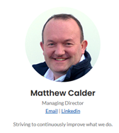 Total Protection’s MD is Matthew Calder. Amos Calder also works there. Mathew claims on LinkedIn he works for BACA Workwear & Safety Ltd, which part-bought Total Protection in 2017 . BACA is run by Benjamin, Marcus, and Lewis Calder.  …https://find-and-update.company-information.service.gov.uk/company/05199730/officers