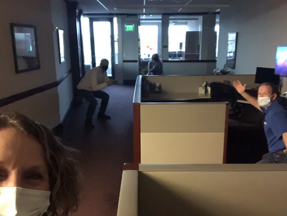 Early morning squats with a few executives <a href="/Royal_CU/">Royal Credit Union</a> and of course we are overachievers with 205 in less than 10 minutes. Yep, my legs hurt!  #laughter #royalteammembers #RoyalTeam #FunAtRoyal #TeamMemberEngagment <a href="/pmkmhaller/">pam haller</a> <a href="/JonHehli/">Jon Hehli</a>