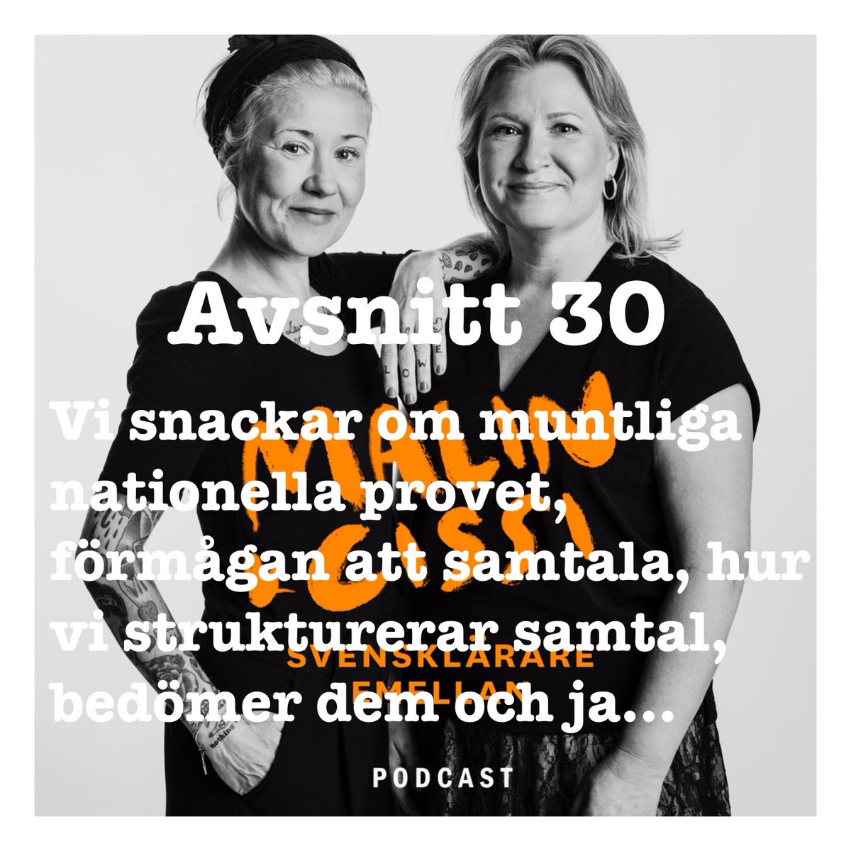 Malin &amp; Cissi. Svensklärare emellan om muntliga nationella provet, om förmågan att kommunicera muntligt (som prövas i provet) om hur vi strukturerar samtal i undervisningen &amp; bedömer samtalen. Lyssna gärna här: soundcloud.com/cecilia-pena-4…
I samarbete med @gothia_fortbildning_skola