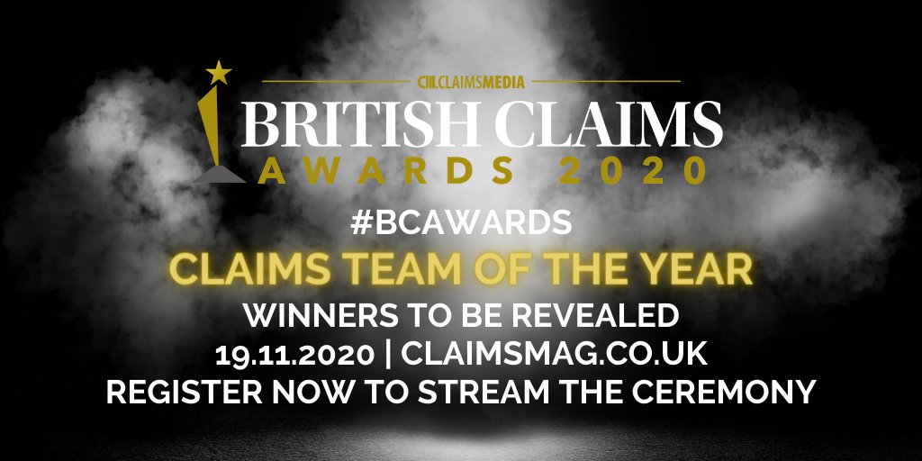 ClaimsMedia's tweet image. Best of luck to our Claims Team of the Year finalists!

@Aegon
@AioiNissayDowaEurope
@Aspray_Claims  
@APInsurance1  
@Home_and_Legacy  
@Kennedys
@ShepherdsFS 
@thomascarrollgp 

Click here to secure your place: claimsmag.co.uk/register-to-st…

#BCAwards