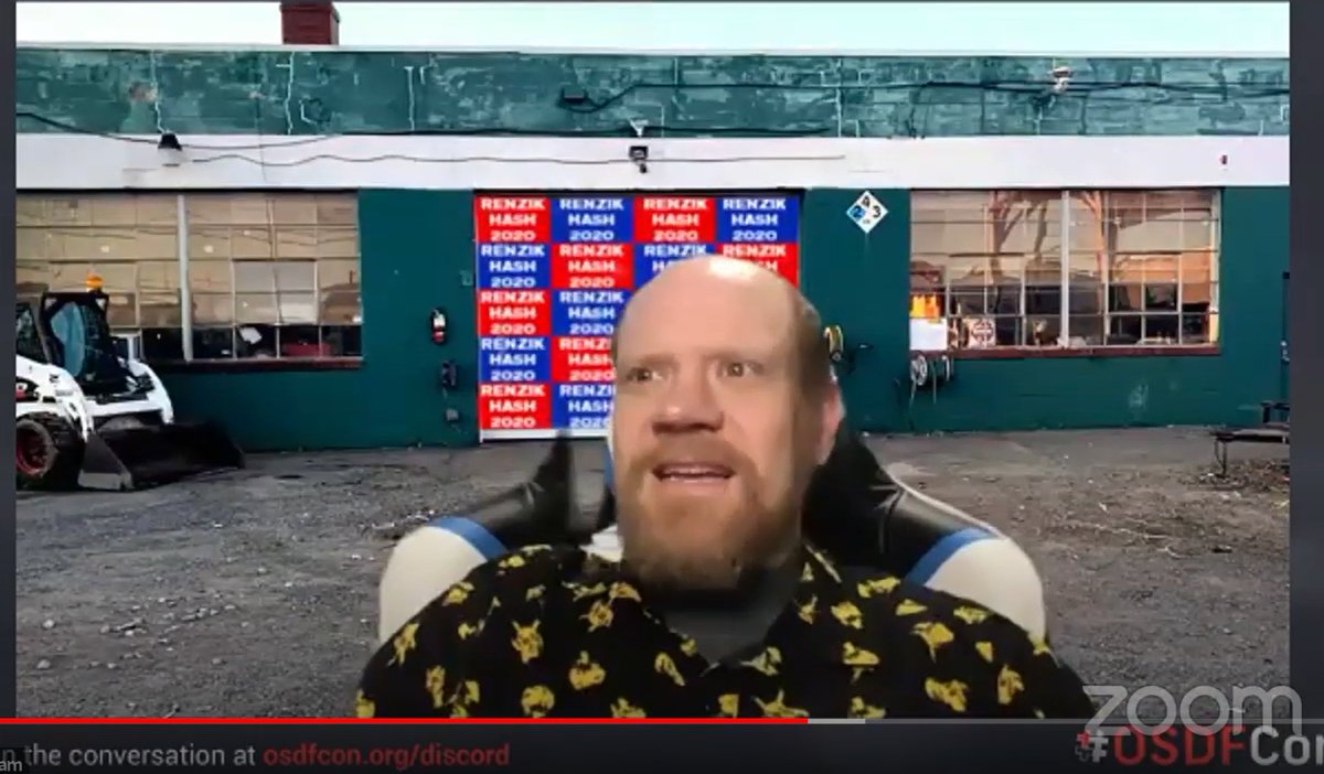 AzuleOnyx's tweet image. Brian Moran winning at @basistechnology #OSDFCon