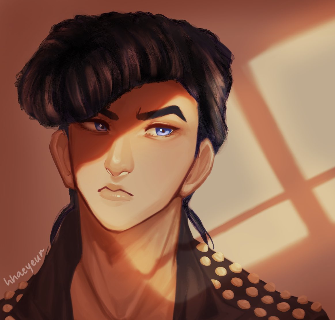 i was super into jjba back then, but you can see how bad i was painting here. nothing like what i’d make right now. the jotaro one (the one with the guy in the hat + trench coat) was my first ever post to get 1k+ likes. and i was absolutely ecstatic.