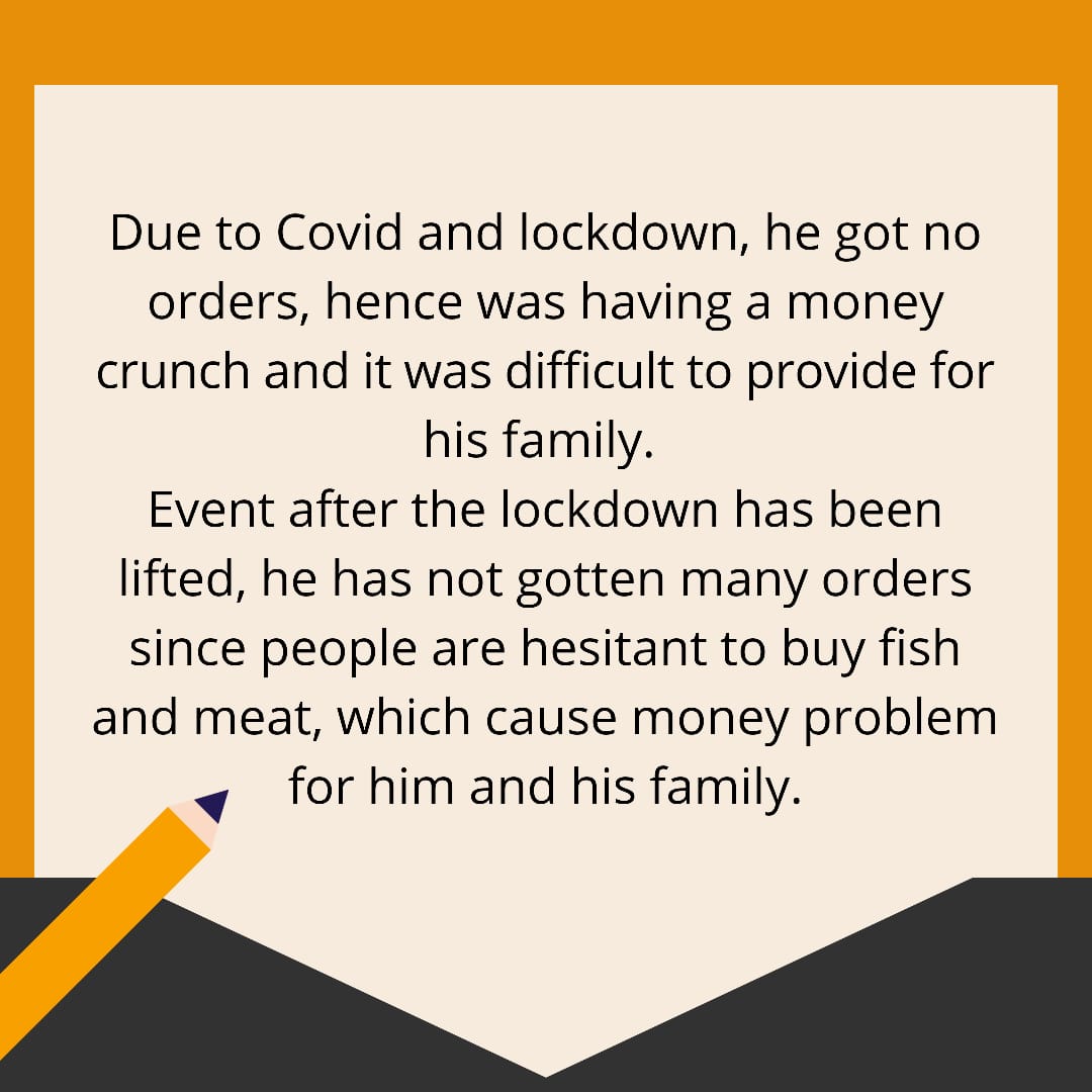 Sharvacharity's tweet photo. Name: ASIF ZBAGE
CONTACT NUMBER: 9890386717
Sells all types of fish around Pune
.
.
.
.
.
#money #necessary #lockdown #provide #covid2020 #lockdown #sharvafoundation #orders #fishseller #fishandmeat #event #crunch #moneycrunch #ngo #supportus #pune #punekar #helpothers https://t.co/PtaOuny6tc