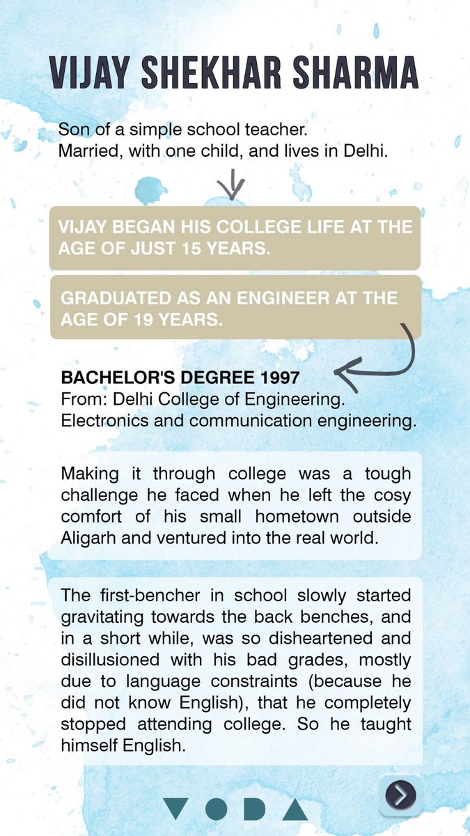 yoda_app's tweet photo. Have a quick glimpse into the amazing life journey of @vijayshekhar, our favourite entrepreneur and founder of India's most valued start-up i.e. @Paytm @One97 https://t.co/Ezlauqz5tq