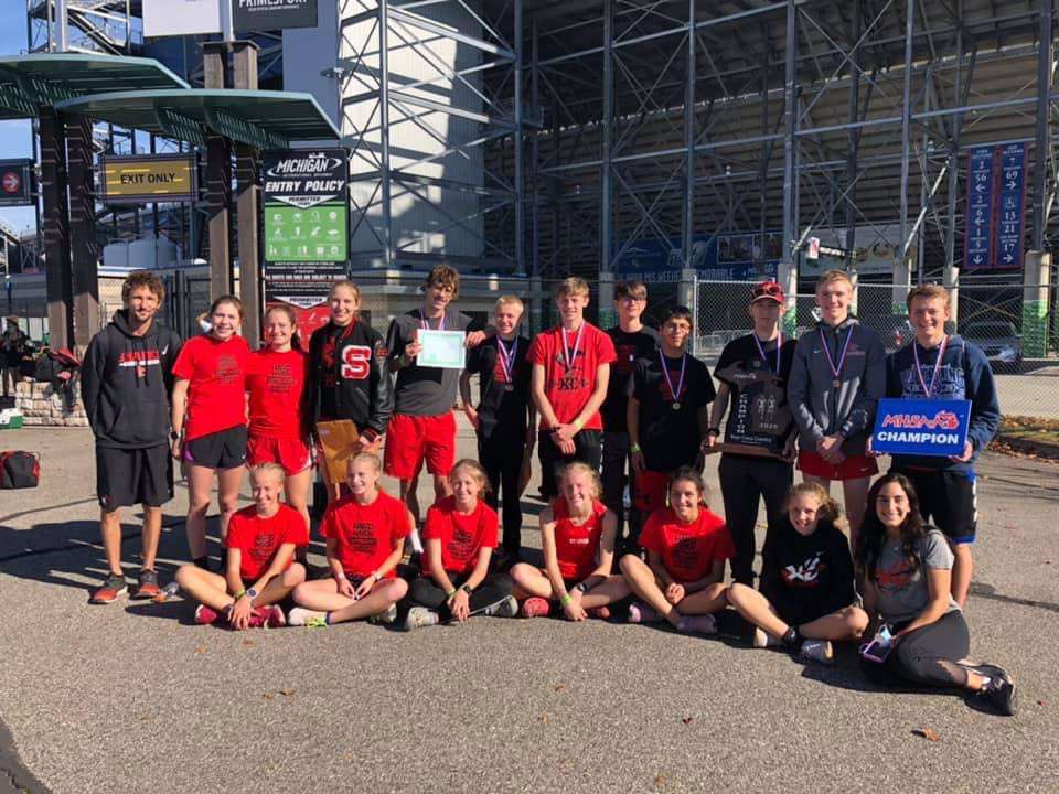 mikailaborie's tweet photo. Congrats the the SLHS Boys Cross Country team. Having you guys as teammates was something else, but you helped make things more interesting. You’re some of the most positive and hard working guys I know. You deserve this :) #strongheartsfastfeet https://t.co/wgVN7G2lD3