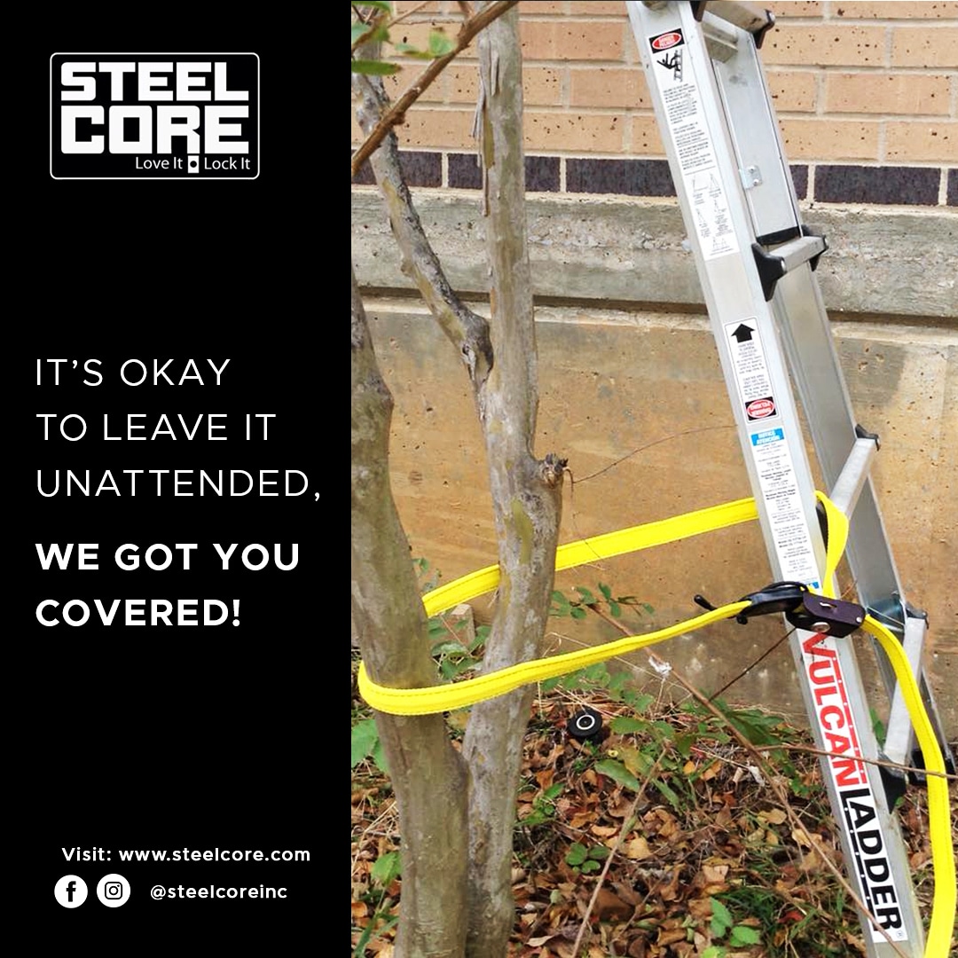 Are you worried that your ladder and tools might get lost? Secure them with Steelcore straps for peace of mind while you are away. #LoveItLockIt 

#steelcore #securitystrap
#qualitystrap #secure
#strap #motorbike
#bike #adventure
#offroadadventure
#adventureaccessories
#hottub