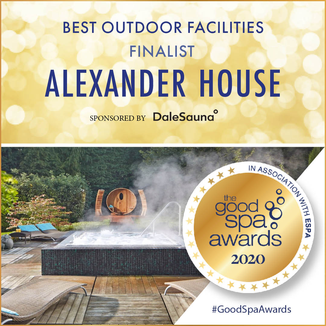 Congratulations to <a href="/AH_Hotel/">Alexander House</a> - finalist in the 'Best Outdoor Facilities' category, sponsored by <a href="/dale_sauna/">DaleSauna</a> 🍾🥂 

The winner will be announced at The Good Spa Awards, in association with <a href="/ESPAskincare/">ESPA</a>, on Tuesday 24th November.  

#GoodSpaAwards