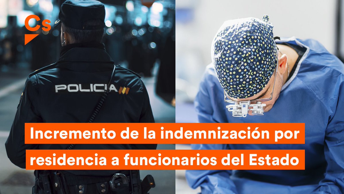 CsBaleares's tweet photo. 👮‍♀️👨‍⚕️ El plus de insularidad a funcionarios del Estado es insuficiente

🍊@CsCongreso presenta enmienda a los PGE para aumentar la indemnización por residencia. ¡Es de justicia!

🚨 FFCCSE, médicos, funcionarios del Estado y de prisiones destinados en Baleares lo necesitan https://t.co/ftNRvsRFoU